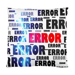 Error Crash Problem Failure Standard Cushion Case (two Sides)