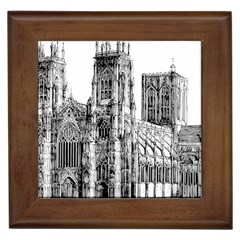 York Cathedral Vector Clipart Framed Tiles