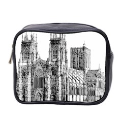 York Cathedral Vector Clipart Mini Toiletries Bag 2-side