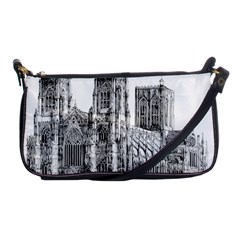 York Cathedral Vector Clipart Shoulder Clutch Bags