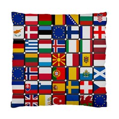 Europe Flag Star Button Blue Standard Cushion Case (two Sides)