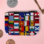 Europe Flag Star Button Blue Mini Coin Purses Back