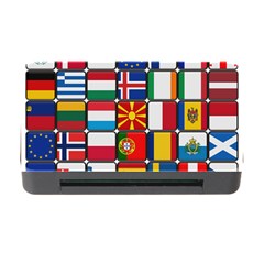 Europe Flag Star Button Blue Memory Card Reader With Cf by Nexatart