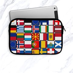 Europe Flag Star Button Blue Apple Ipad Mini Zipper Cases by Nexatart