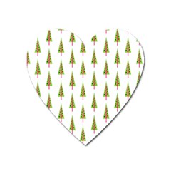 Christmas Tree Heart Magnet