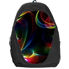 Abstract Rainbow Twirls Backpack Bag