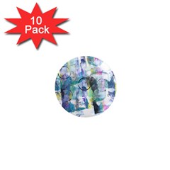 Background Color Circle Pattern 1  Mini Magnet (10 Pack) 