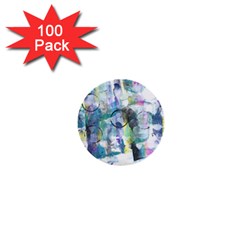 Background Color Circle Pattern 1  Mini Buttons (100 Pack) 