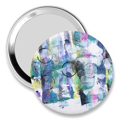 Background Color Circle Pattern 3  Handbag Mirrors by Nexatart