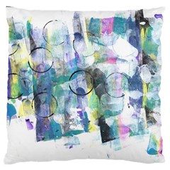 Background Color Circle Pattern Standard Flano Cushion Case (one Side) by Nexatart