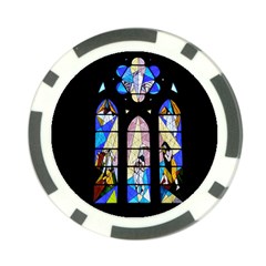 Art Church Window Poker Chip Card Guard (10 Pack)