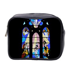 Art Church Window Mini Toiletries Bag 2-side by Nexatart