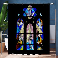 Art Church Window Shower Curtain 60  X 72  (medium)  by Nexatart