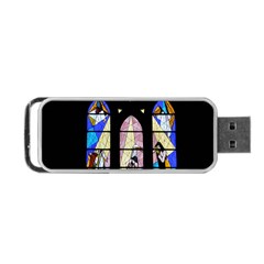 Art Church Window Portable Usb Flash (two Sides) by Nexatart