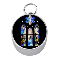 Art Church Window Mini Silver Compasses by Nexatart