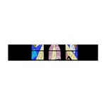 Art Church Window Flano Scarf (Mini) Front