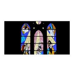 Art Church Window Satin Wrap by Nexatart