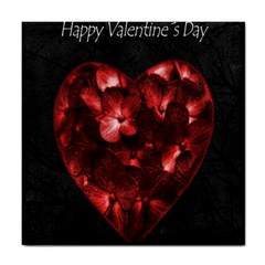 Dark Elegant Valentine Day Poster Tile Coasters by dflcprints