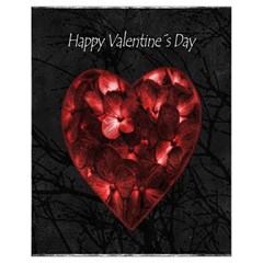 Dark Elegant Valentine Day Poster Drawstring Bag (small) by dflcprints