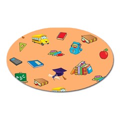 School Rocks! Oval Magnet by athenastemple