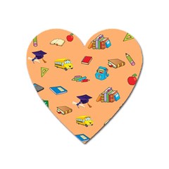 School Rocks! Heart Magnet