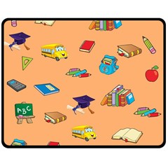 School Rocks! Double Sided Fleece Blanket (medium)  by athenastemple