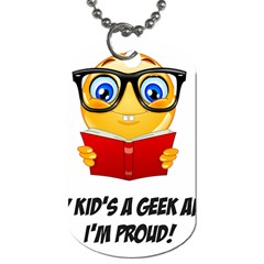 Geek Kid Dog Tag (one Side) by athenastemple