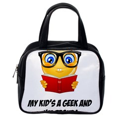 Geek Kid Classic Handbags (one Side)