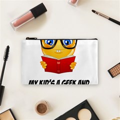 Geek Kid Cosmetic Bag (small)  by athenastemple