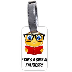 Geek Kid Luggage Tags (one Side) 