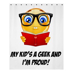 Geek Kid Shower Curtain 60  X 72  (medium)  by athenastemple