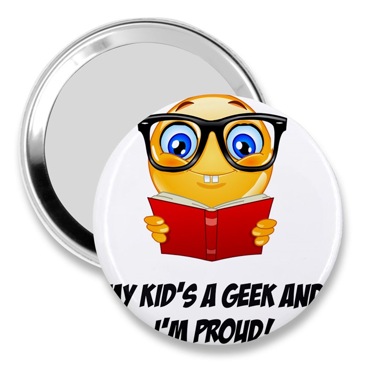 Geek Kid 3  Handbag Mirrors