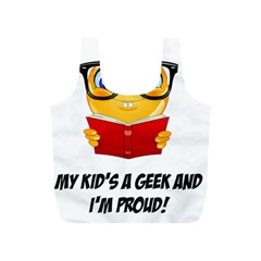 Geek Kid Full Print Recycle Bags (s)  by athenastemple