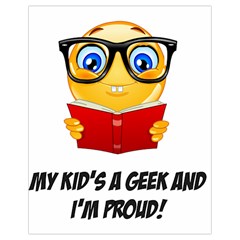 Geek Kid Drawstring Bag (small) by athenastemple