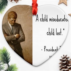 A Child Is Miseducated    Ornament (heart)