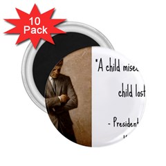 A Child Is Miseducated    2 25  Magnets (10 Pack)  by athenastemple