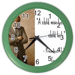 A Child Is Miseducated    Color Wall Clocks by athenastemple