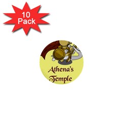 Athena s Temple 1  Mini Buttons (10 Pack) 