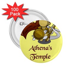 Athena s Temple 2 25  Buttons (100 Pack) 