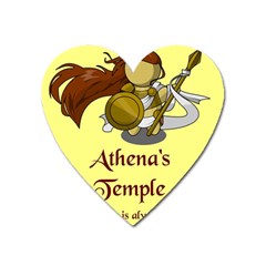 Athena s Temple Heart Magnet by athenastemple