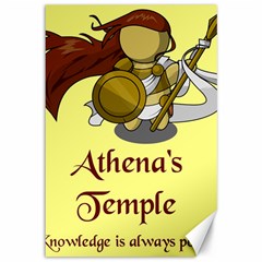 Athena s Temple Canvas 12  X 18   by athenastemple