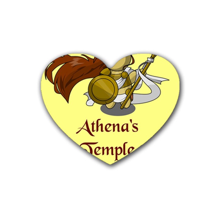 Athena s Temple Heart Coaster (4 pack) 