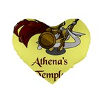 Athena s Temple Standard 16  Premium Heart Shape Cushions Front