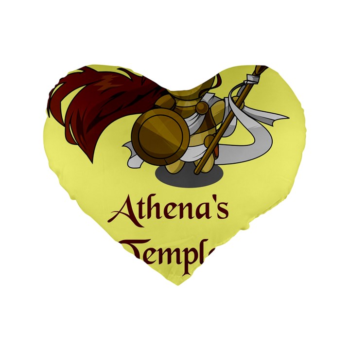 Athena s Temple Standard 16  Premium Heart Shape Cushions