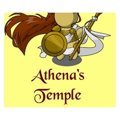 Athena s Temple Double Sided Flano Blanket (small)  by athenastemple