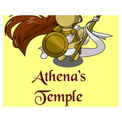 Athena s Temple Double Sided Flano Blanket (medium)  by athenastemple