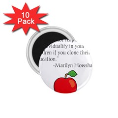 Fruit Of Education 1 75  Magnets (10 Pack)  by athenastemple