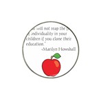 Fruit of Education Hat Clip Ball Marker Front