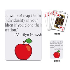 Fruit Of Education Playing Card