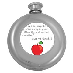 Fruit Of Education Round Hip Flask (5 Oz)